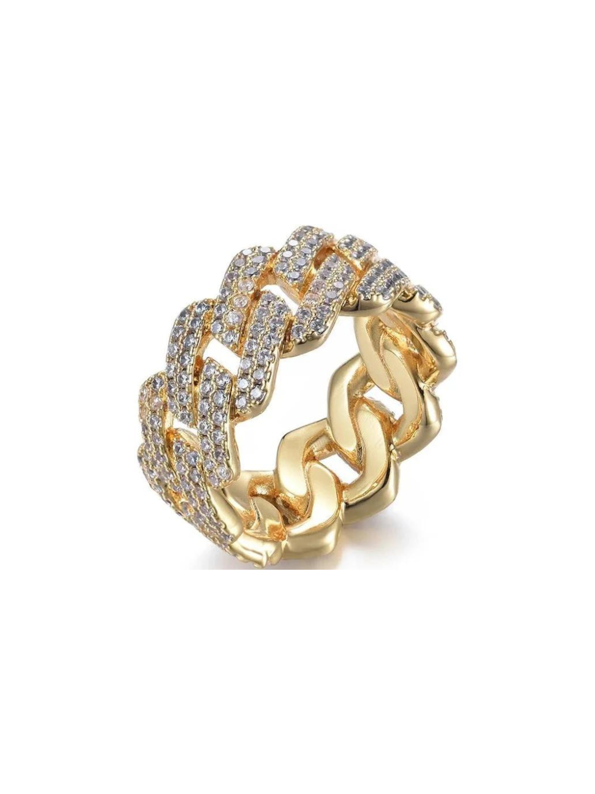 Iced Cuban Chain Ring