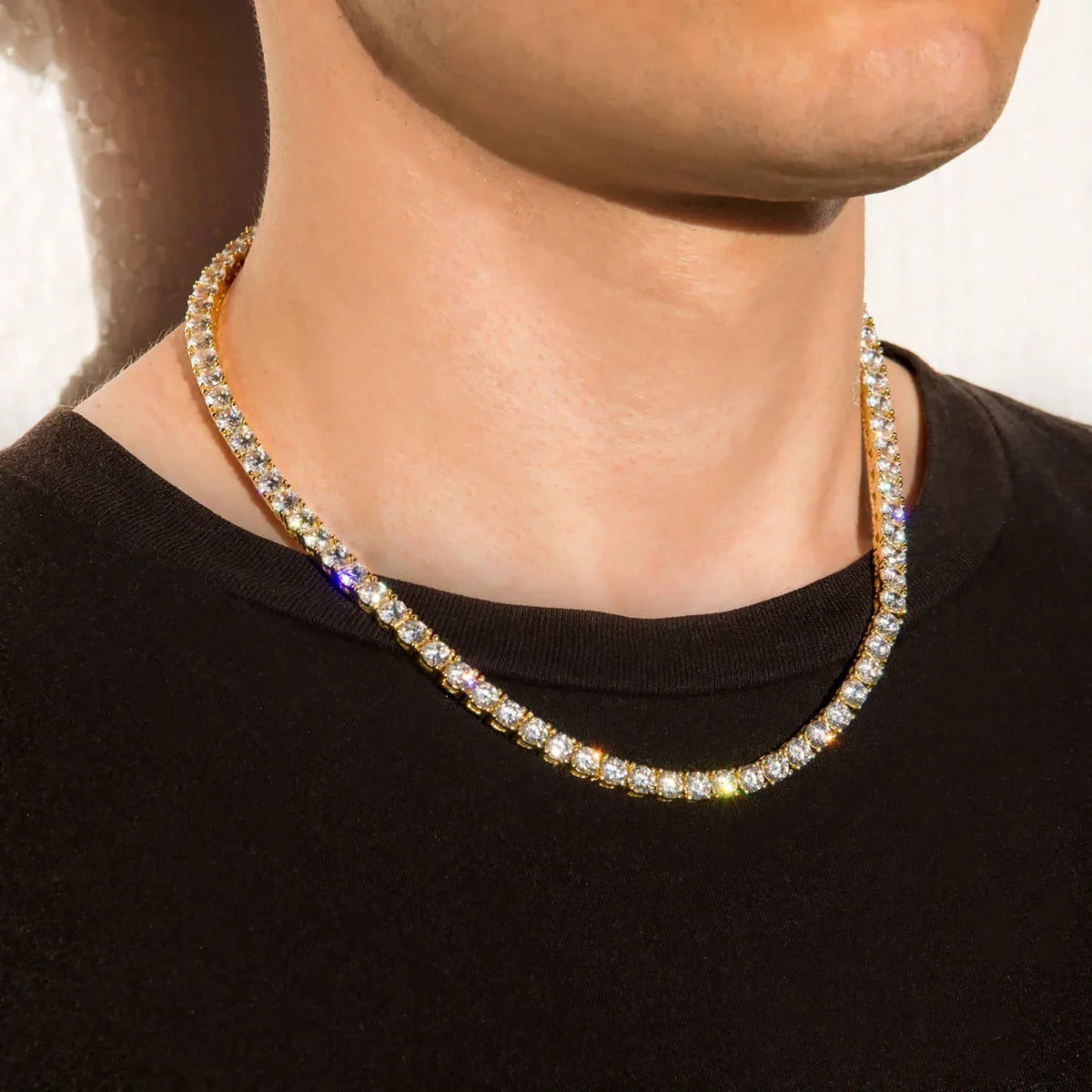 5MM Tennis Chain - Gold