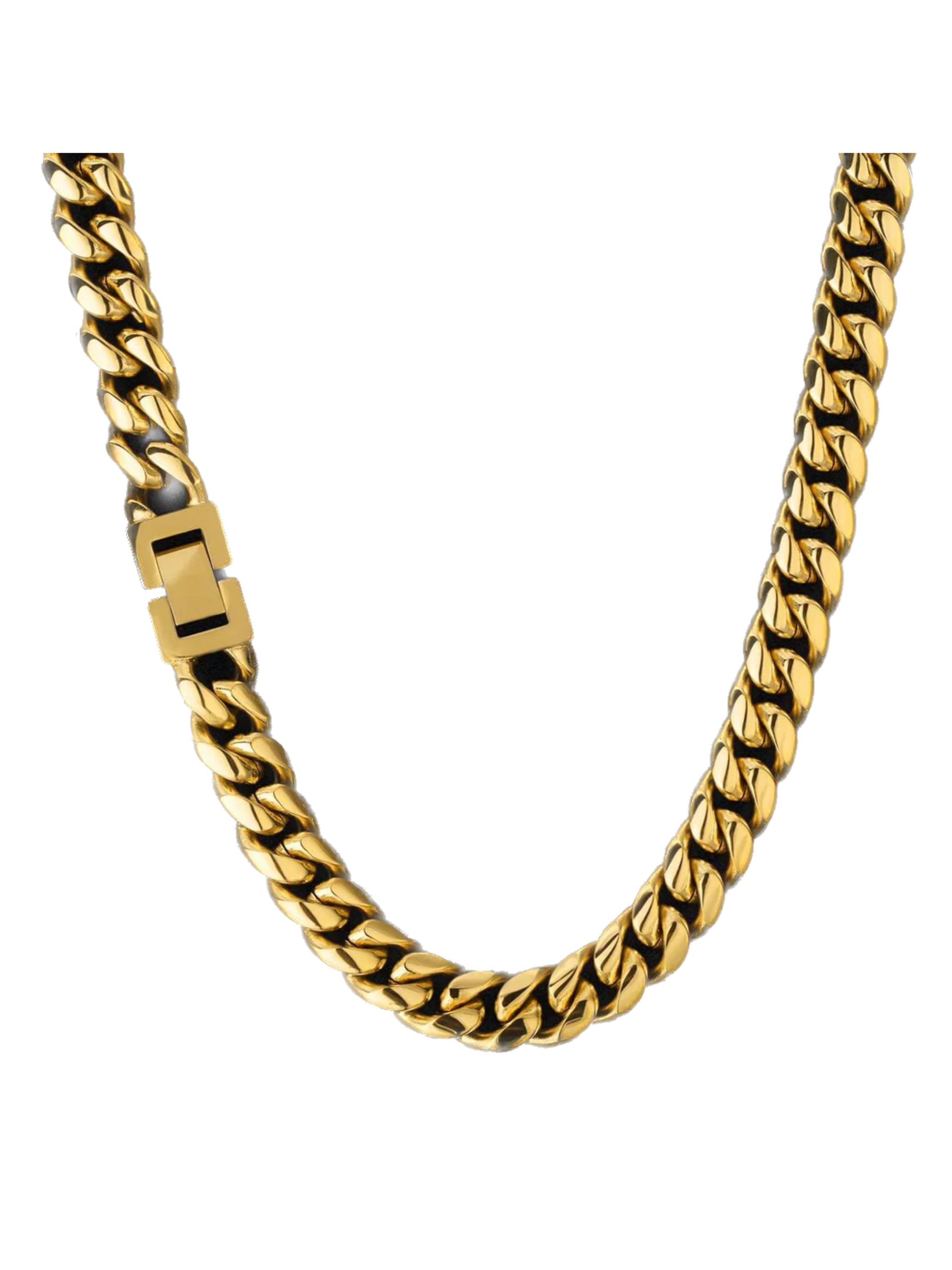 12MM Miami Cuban Chain - Gold