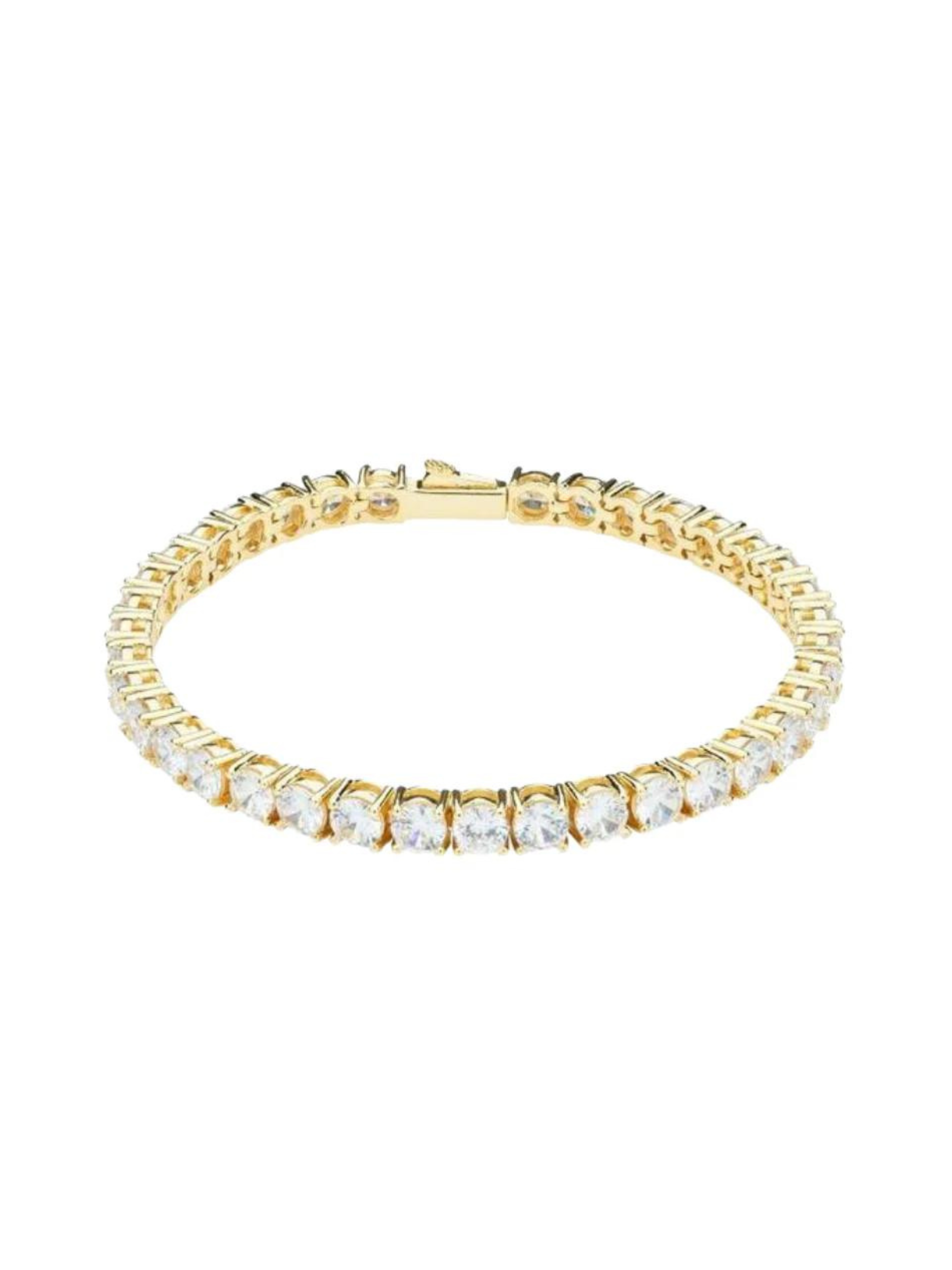 5MM Tennis Bracelet - Gold