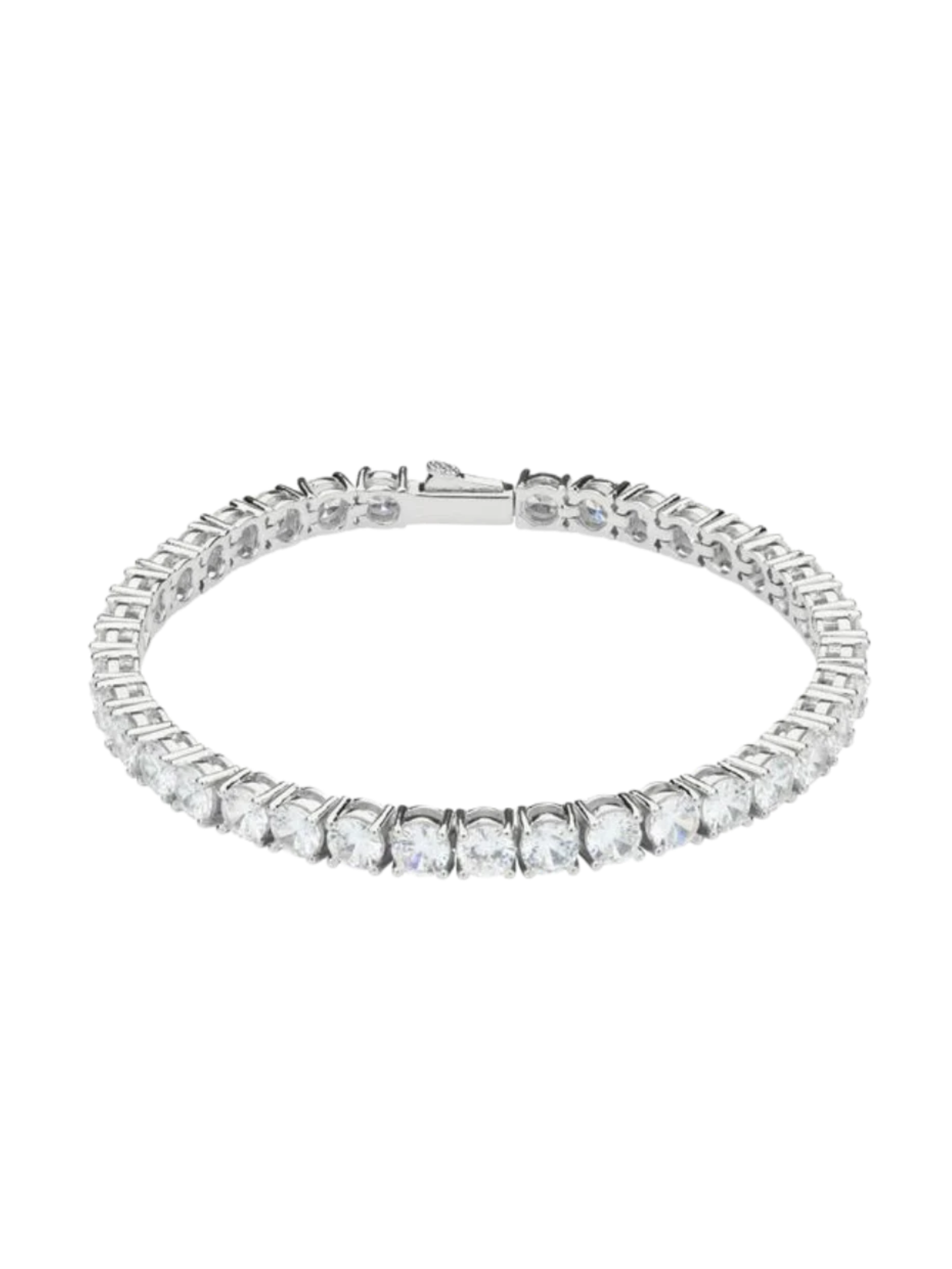 5MM Tennis Bracelet - White Gold